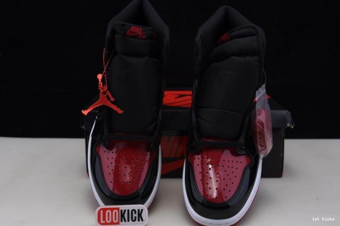 1st Kicks 807 OG 1 High Patent Air SmartChoice 555088- Bred Jordan 1116